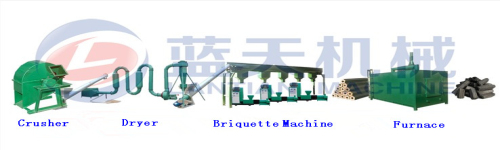 sawdust charcoal briquette equipment