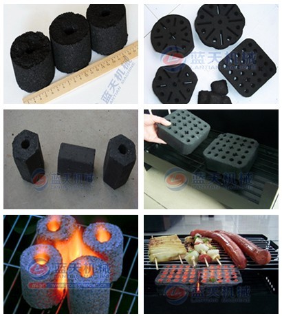 BBQ charcoal briquette making equipment