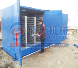 Charcoal Briquette Dryer